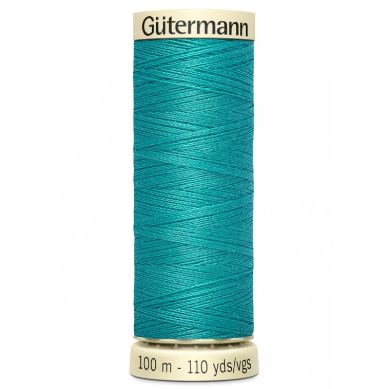 Bobine de Fil pour tout coudre Gutermann 100 m - N°763 bleu turquoise