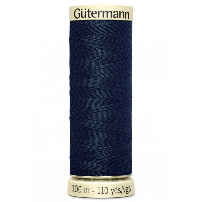 Bobine de Fil pour tout coudre Gutermann 100 m - N°487 bleu