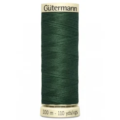 Bobine de Fil pour tout coudre Gutermann 100 m - N°555 vert