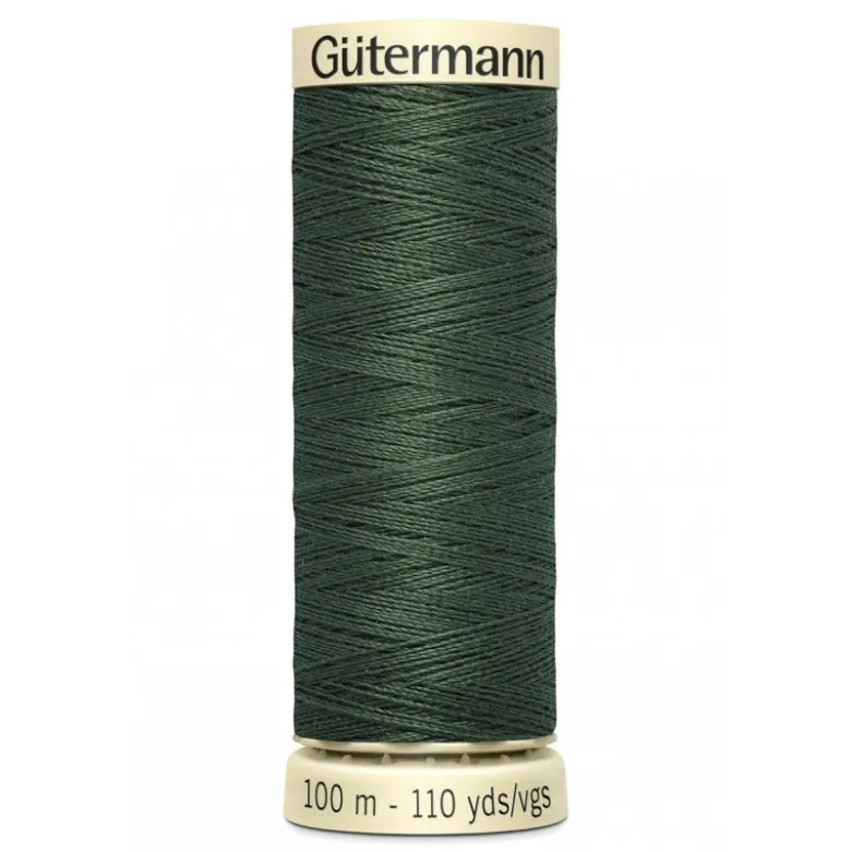 Bobine de Fil pour tout coudre Gutermann 100 m - N°164 vert