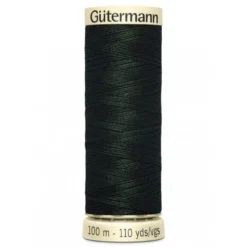 Bobine de Fil pour tout coudre Gutermann 100 m - N°687 vert
