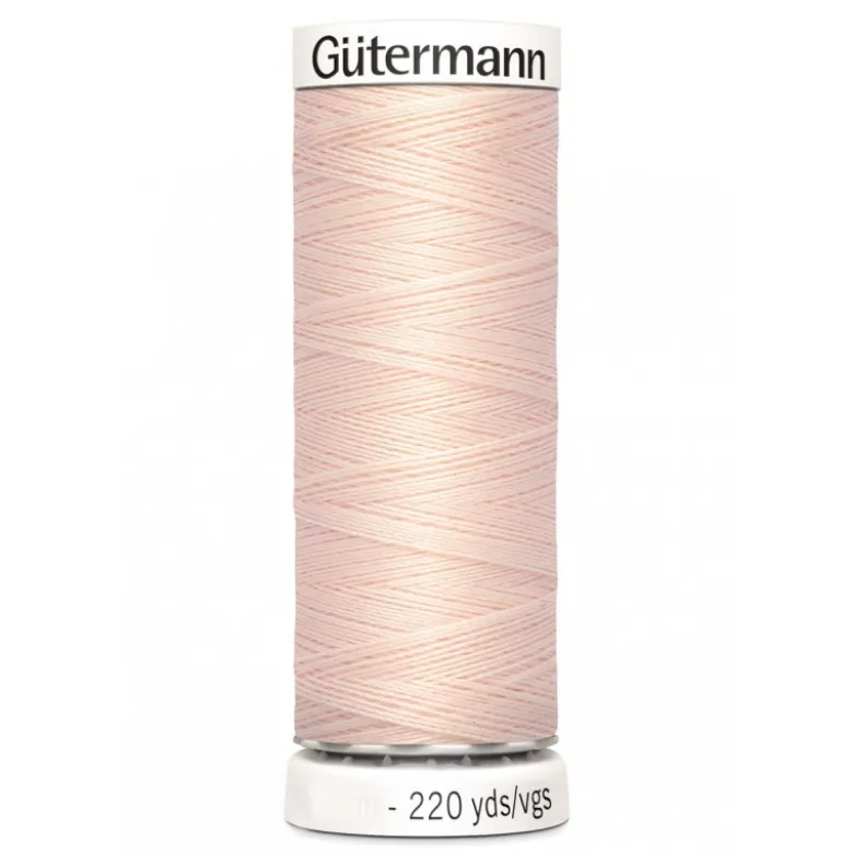 Bobine de Fil pour tout coudre Gutermann 100 m - N°210 Pêche clair