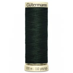 Bobine de Fil pour tout coudre Gutermann 100 m - N°707 - vert sapin