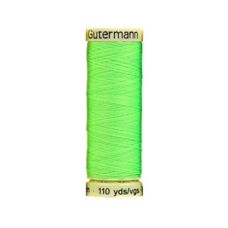 Bobine de Fil pour tout coudre Gutermann 100 m - N°3836 - Neon vert Fluo