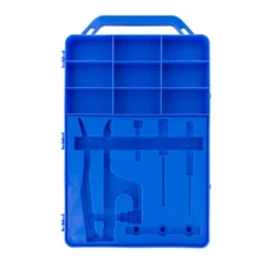 Boite de rangement vide pour pressions et pince