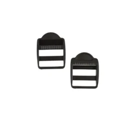 Boucle de réglage noire pour sangle de sac à dos - 25mm