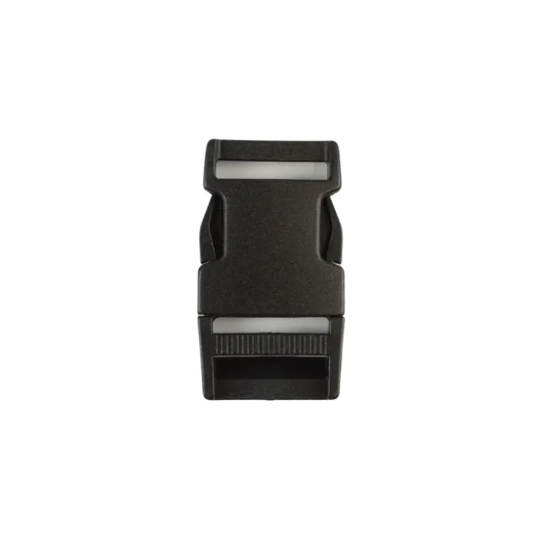 Boucle noire pour sangle de sac à dos - 25mm