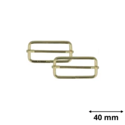 Boucles de réglage 38mm - finition Or