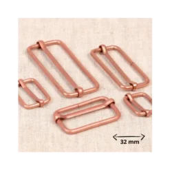 Boucles de réglage 32mm - finition cuivré