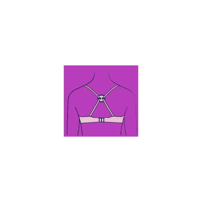 Boucles reducteur de soutien gorge spécial débardeur
