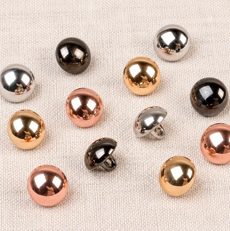 Bouton boule 10mm - Argent
