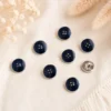 Bouton émaillé 11mm - Bleu marine