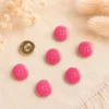 Bouton émaillé 11mm - Fuchsia