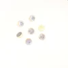 Bouton métal laqué rond coloris Gris - diam 11mm