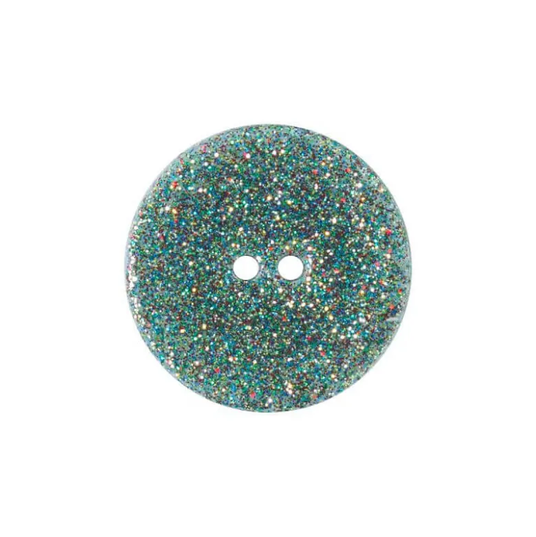 Bouton nacre River Shell 15mm vert