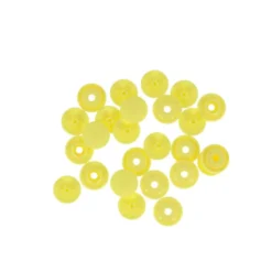 Bouton pression plastique sans pince Bohin 9mm - Jaune