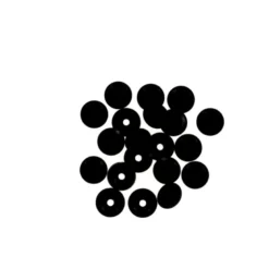 Bouton pression plastique sans pince Bohin 9mm - Noir