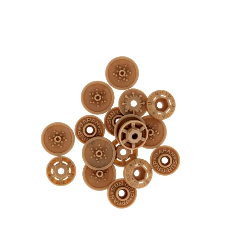 Bouton pression plastique sans pince Bohin 13mm - Beige