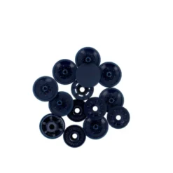 Bouton pression plastique sans pince Bohin 13mm - Bleu Marine