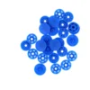 Bouton pression plastique sans pince Bohin 13mm - Bleu roi