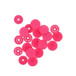 Bouton pression plastique sans pince Bohin 13mm - Rose fuchsia