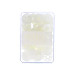 Bouton pression plastique sans pince Bohin 13mm - Blanc