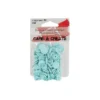 Bouton pression résine diam 12.4mm - lot de 25 - bleu lagon