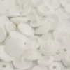 Bouton pression résine diam 12.4mm - Blanc - lot de 25