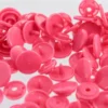 Bouton pression résine diam. 13mm - Fuchsia - lot de 30