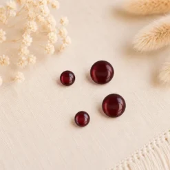 Bouton à queue classique 11mm - Rubis