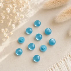 Bouton à queue classique 11mm - Turquoise