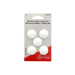 Boutons à recouvrir en Nylon - 22mm