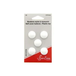 Boutons à recouvrir en Nylon - 18mm