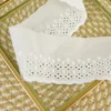 Broderie Anglaise blanche Laure - 65 mm
