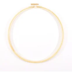 Cercle à broder en bois taille 7 : 17cm