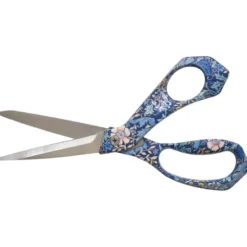 Ciseaux de couture fleuri bleu – 21,5cm