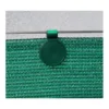 10 clips fixation rapide brise vue vert tous grillages.