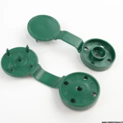 10 clips fixation rapide brise vue vert tous grillages.