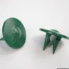 10 clips fixation rapide brise vue vert grillage panneau