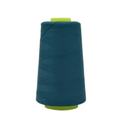 Cône de fil à coudre 100% polyester bleu pétrole - 3000 yards
