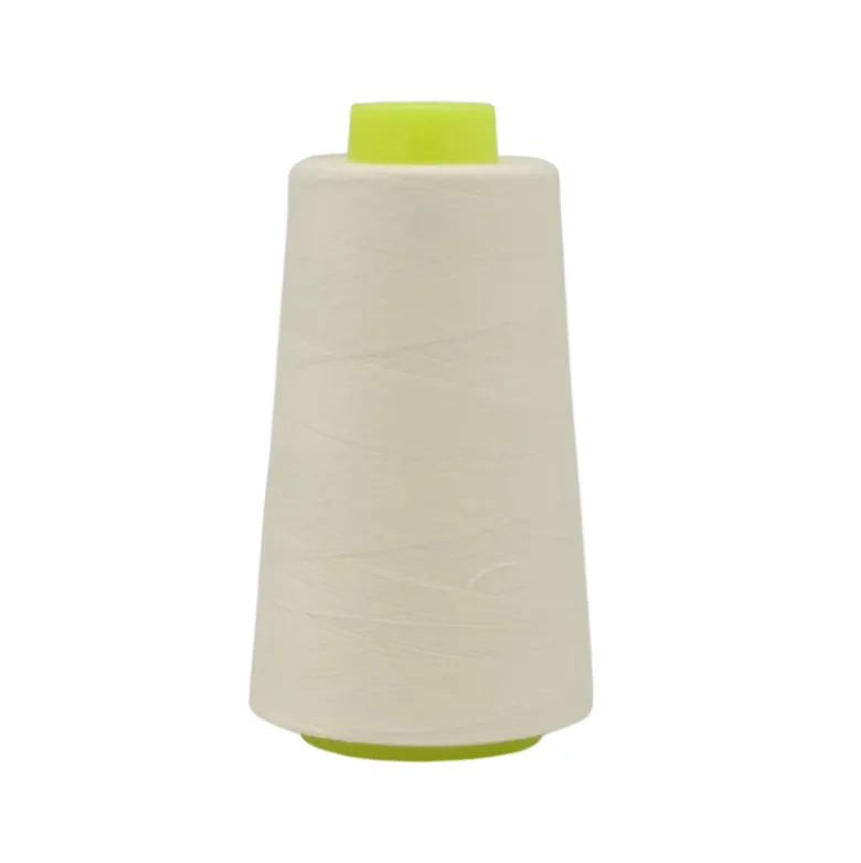 Cône de fil à coudre 100% polyester Ecru - 3000 yards