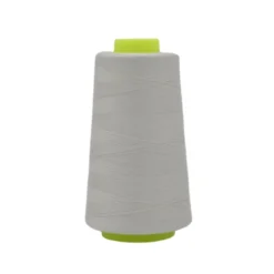 Cône de fil à coudre 100% polyester Gris argenté - 3000 yards