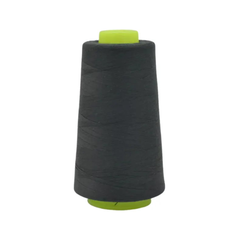 Cône de fil à coudre 100% polyester Gris foncé - 3000 yards