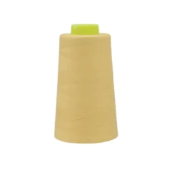 Cône de fil à coudre 100% polyester Jaune clair - 3000 yards