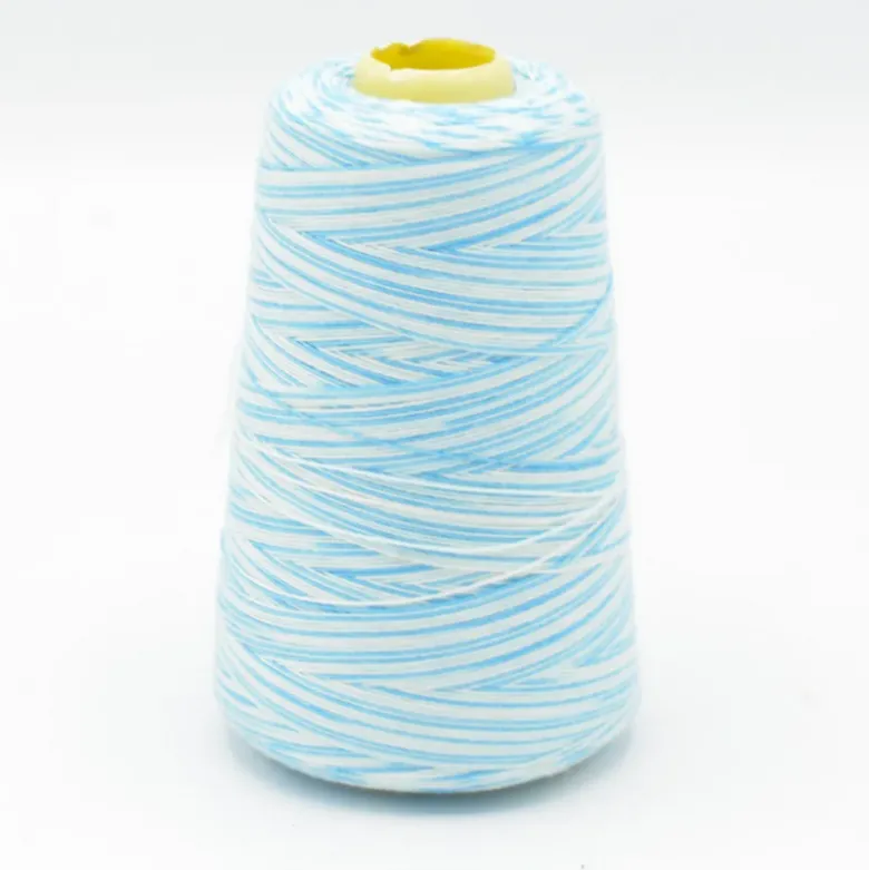 Cône de fil à coudre 100% polyester Multicouleur bleu - 3000 yards