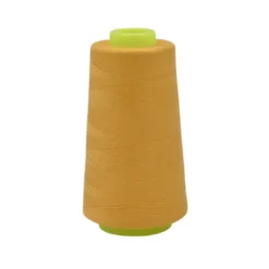 Cône de fil à coudre 100% polyester Ocre moutarde - 3000 yards