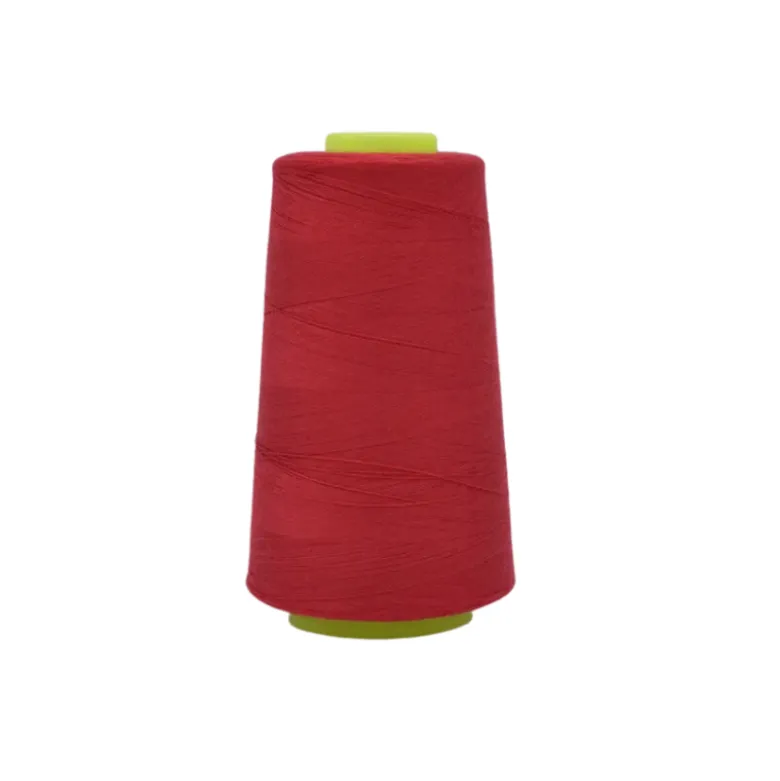 Cône de fil à coudre 100% polyester Rouge foncé - 3000 yards