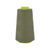 Cône de fil à coudre 100% polyester Vert kaki - 3000 yards