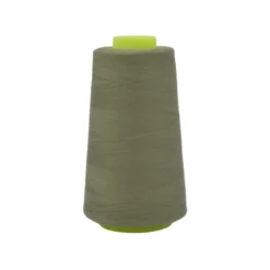Cône de fil à coudre 100% polyester Vert kaki - 3000 yards
