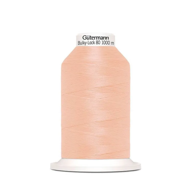 Cône fil Mousse Gutermann Bulky Lock 80 rose 1000 m - N°659 - Bulky Lock